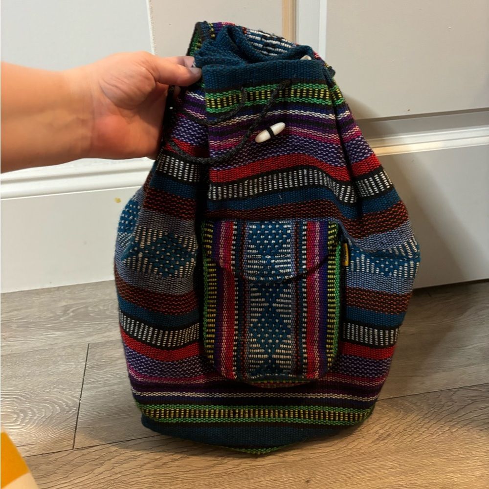 Mexican Textile Hippie Backpack